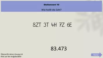 Vorschau - Interaktives Material - Wiederholung und Vertiefung Zahlenraum 1 000 000 - Seite 2