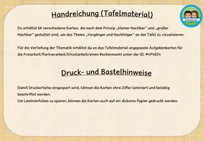Vorschau - Fördermaterial/Inklusion - Zahlenstrahl, Vorgänger und Nachfolger im Zahlenraum 20 - Tafelmaterial und Rechenmarkt (Klasse 1-2) #schulstartbyextraklasse - Seite 2