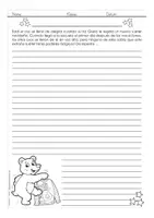 Vorschau - Arbeitsblätter - Navidad con los osos Spanisch Weihnachten kreatives Schreiben - Seite 3