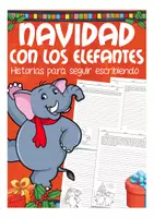 Vista previa - Hojas de trabajo - Navidad con los elefantes - escribir textos creativos - Portada
