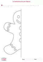 Aperçu - Matériel pour travaux manuels / dessin - Dessins en symétrie - Noël - maternelle & primaire - Page 3