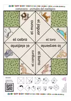 Vorschau - Spiele - animales del Zoológico COMECOCOS Spanisch Spiel - Seite 2