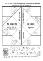 Vista previa - Juegos / Gamificación - Día de San Martín Español COMECOCOS juego de vocabulario - página 3