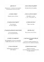 Vorschau - Aufgabenkarten - HABLAR Preguntas y frases frecuentes (mit Lösung) - Deckblatt