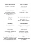 Vorschau - Aufgabenkarten - HABLAR Preguntas y frases frecuentes (mit Lösung) - Seite 1