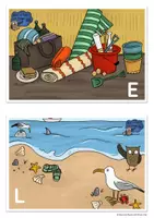 Vorschau - Arbeitsblätter - Brown Owl at the Seashore - STORY WALK - Seite 2