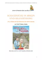 Vorschau - Arbeitsblätter - Unterrichtsmaterialien zum Kinderbuch "Schatzsuche in Berlin und Brandenburg - Lilly und Nikolas und das Geheimnis des Weltreisenden" - Deckblatt