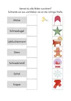 Vorschau - Arbeitsblätter - Wort-Bild-Zuordnung Weihnachten - Seite 2