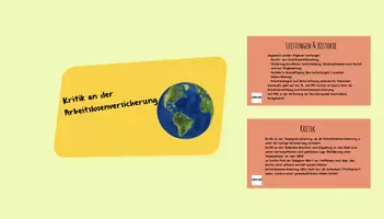 Vorschau - Stundenentwürfe - Präsentation: Kritik an der Arbeitslosenversicherung - Stundenentwurf - Seite 1
