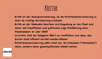 Vorschau - Stundenentwürfe - Präsentation: Kritik an der Arbeitslosenversicherung - Stundenentwurf - Seite 3