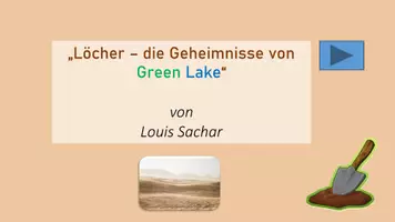 Vorschau - Aufgabenkarten - Löcher – die Geheimnisse von Green Lake I - Fragen mit Lösungen - Seite 1