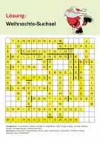 Vorschau - Arbeitsblätter - Weihnachts-Suchsel - Seite 1