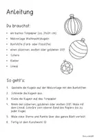 Vorschau - Mal- und Bastelvorlagen - Kunstidee Weihnachtskugeln (Distance Learning geeignet) - Seite 2