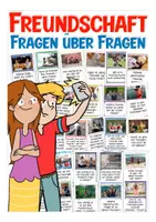Vista previa - Unidades / Secuencias / Situaciones de Aprendizaje - Freundschaft Bilder und Fragen Deutsch / Alemán - Portada