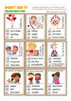 Vorschau - Spiele - Don't say it - Valentine´s Day Englisch (Valentinstag) - Seite 1