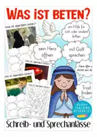 Vorschau - Arbeitsblätter - Was ist eigentlich beten? Religion Arbeitsblätter Glaube und Gebet - Deckblatt