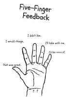 Vorschau - Arbeitsblätter - Five-Finger Feedback (Englisch) - Seite 3
