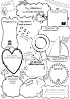 Aperçu - Feuilles d'exercices - my summer holiday - back to school worksheets English - Page de couverture