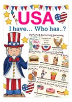 Aperçu - Apprentissages en autonomie - USA / America I have, Who has? game English Anglais - Page de couverture