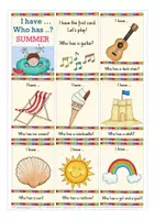 Aperçu - Apprentissages en autonomie - I have ... Who has ...? SUMMER English Anglais - Page 2