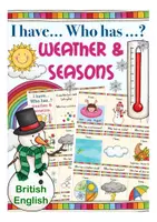 Aperçu - Jeux - weather / seasons game English (I have, who has?) - Page de couverture