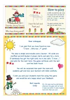 Aperçu - Jeux - weather / seasons game English (I have, who has?) - Page 3