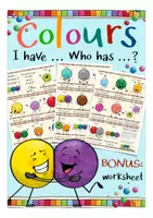 Aperçu - Feuilles d'exercices - I have ... Who has ...? COLOURS English Anglais - Page de couverture