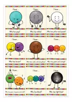 Aperçu - Feuilles d'exercices - I have ... Who has ...? COLOURS English Anglais - Page 3