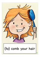 Aperçu - Inclusion - daily routines, activities and hobbies English flash cards - Page 3
