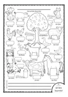 Aperçu - Feuilles d'exercices - Bildwörterbuch Tiere / Bauernhof - Page 2