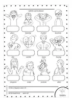 Aperçu - Feuilles d'exercices - Gefühle / feelings Bildwörterbuch - Page 3