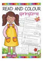 Aperçu - Feuilles d'exercices - read + colour spring / Easter - Page de couverture