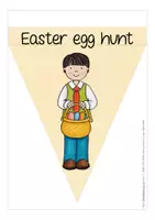 Aperçu - Matériel pour travaux manuels / dessin - Easter vocabulary buntings / banners English (Anglais) - Page 3