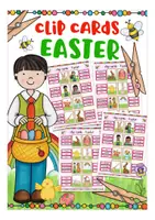 Aperçu - Cartes d'exercices - EASTER English Anglais clip cards - Page de couverture