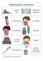 Aperçu - Jeux - Corona Clovid-19 English Anglais matching cards - Page 3
