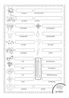 Aperçu - Feuilles d'exercices - Bildwörterbuch Wetter - Page 3