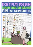 Aperçu - Feuilles d'exercices - English idioms worksheets / workbook - Page de couverture