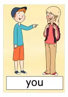Aperçu - Cartes / Images - FREEBIE pronouns English flash cards (Anglais) - Page 2