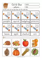 Aperçu - Feuilles d'exercices - autumn / fall English Anglais worksheets - Page 2