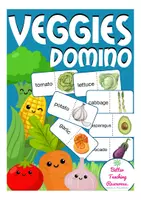 Aperçu - Jeux - vegetables Domino game English Anglais - Page de couverture