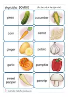 Aperçu - Jeux - vegetables Domino game English Anglais - Page 2