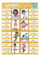 Aperçu - Jeux - Sports English clip cards Anglais - Page 2