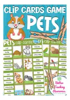 Aperçu - Cartes d'exercices - PETS English clip cards Anglais - Page de couverture