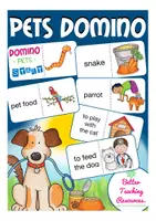 Aperçu - Jeux - PETS (animals) Domino English game Anglais - Page de couverture