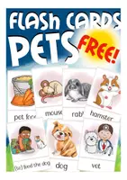 Aperçu - Cartes / Images - FREEBIE pets / animals English flash cards - Page de couverture