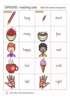 Aperçu - Jeux - opposites English Anglais matching cards - Page 3
