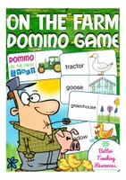 Aperçu - Jeux - FARM animals tools and more DOMINO English Anglais - Page de couverture
