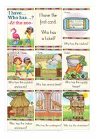 Aperçu - Jeux - I have who has? zoo animals English Anglais - Page 2