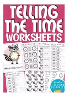 Aperçu - Feuilles d'exercices - Telling the time worksheets English Anglais - Page de couverture
