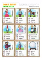 Aperçu - Cartes d'exercices - Don't say it fairy tales English Anglais - Page 2